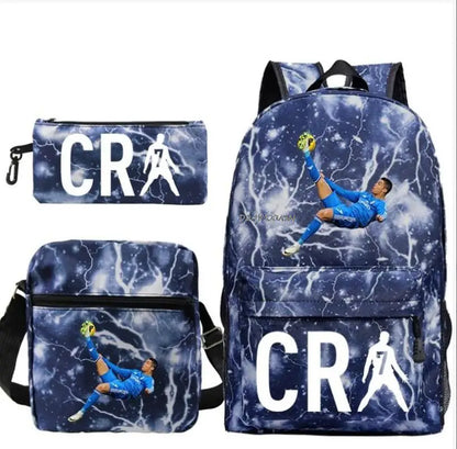 Cristiano Ronaldo and Lionel Messi Student Bag Collection