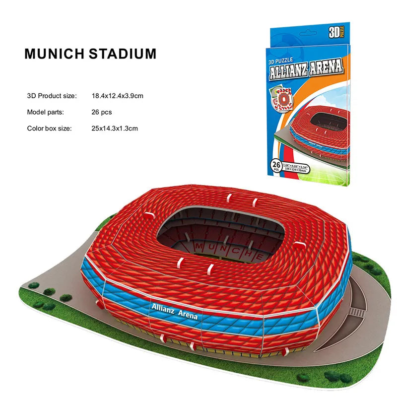 3D Football Stadium Puzzle