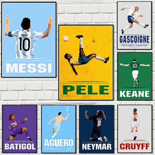 Football Legends Canvas Prints
