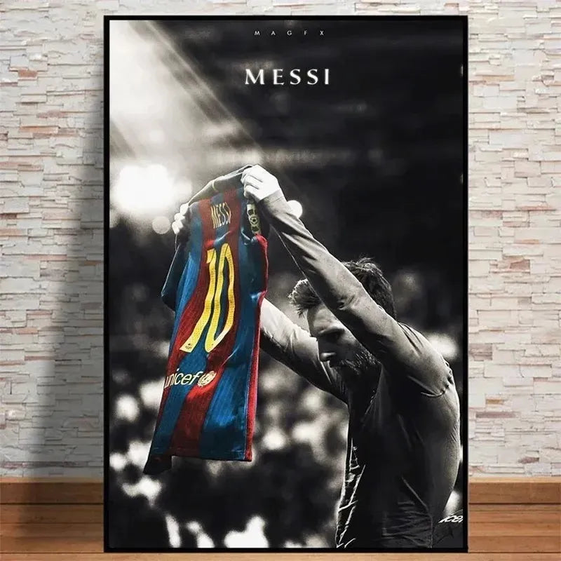 Lionel Messi Canvas Print Wall Art