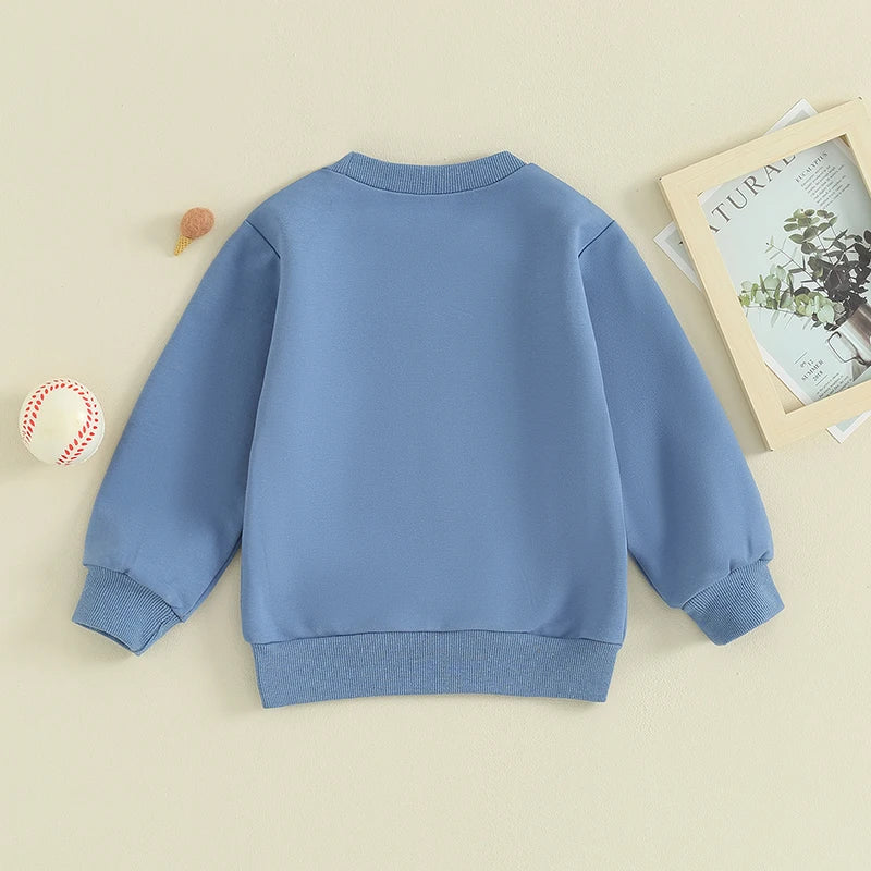 Child Baby Blue Football Jumper