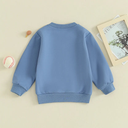Child Baby Blue Football Jumper