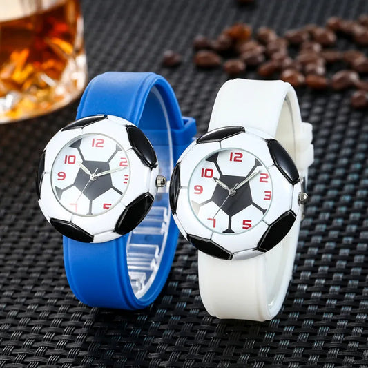 Football Face Design Children's Watch